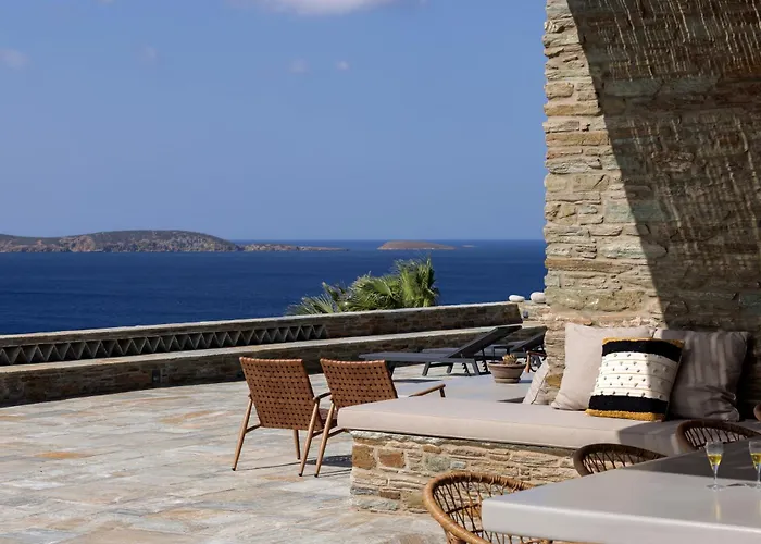 펜션 Gaia, Beachfront, Plunge Pool & Sunset By Explore Andros