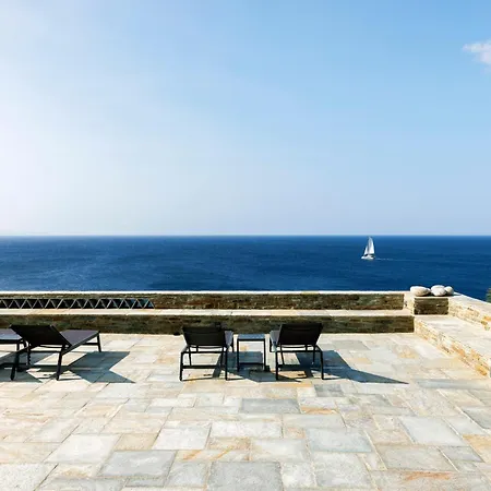 Gaia, Beachfront, Plunge Pool & Sunset By Explore Andros Hébergement de vacances