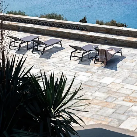 Gaia, Beachfront, Plunge Pool & Sunset By Explore Andros Hébergement de vacances