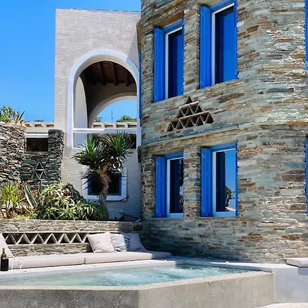 Gaia, Beachfront, Plunge Pool & Sunset By Explore Andros Hébergement de vacances Aprovaton