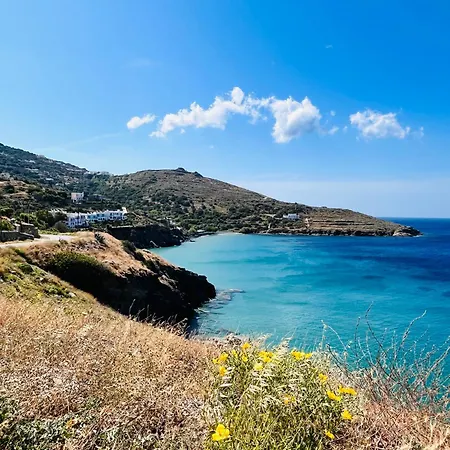 Hébergement de vacances Gaia, Beachfront, Plunge Pool & Sunset By Explore Andros Aprovaton