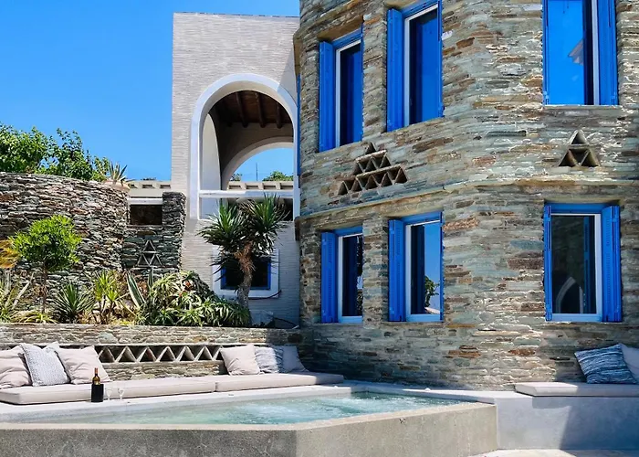 Gaia, Beachfront, Plunge Pool & Sunset By Explore Andros Casa vacanze Aprovaton